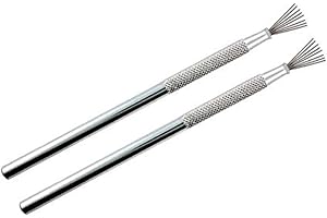 COMIART 2pcs Feather Wire Texture Tool for Clay Sculpting Texturing Modeling Tools