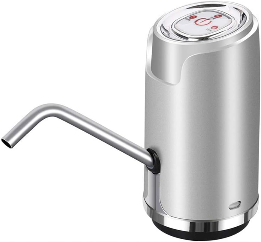 【Upgraded Version】Water Bottle Pump, USB Charging Water Dispenser-Protable Compact Electric Drinking Water Pump, Silent Design-Fits for 2 to 5 Gallon Universal Water Bottle