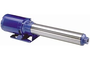 GOULDS WATER TECHNOLOGY 10GBC10 High Pressure Multi Stage Booster Pump, 1 hp, Cast Iron, 1 Phase, Open Drip Proof Motor, 60 Hz, 115-230V, 10 Stage