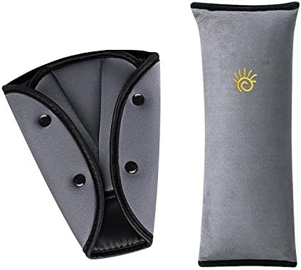 Seat belt adjusters, Safety Belt Adjuster Seat Belt Soft Positioner Pack of 2 (Size 1)