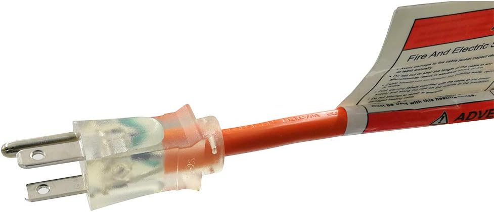 TOPDURE TDSF 120-feet Self Regulating Pre-assembled Pipe Heating Cable 120V - - 