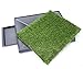 KCHEX Dog Potty Training Pee Turf Grass Pad Indoor Pet Patch 25x20x2.5 Mat Trainer