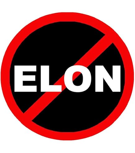 Anti Elon Musk Car Magnet - I Don't Make The Salute, Car Decoration...