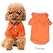 KINGMAS 4 Pieces Dog T-Shirt, Breathable Pet Shirts, Puppy Sweatshirt Dog Clothes Outfit Apparel Coats for Small Medium Dogs Cats (Blue, Green, Red, Orange) - X-Large