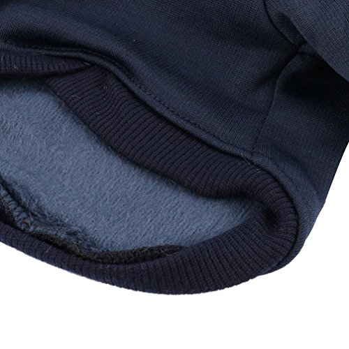Iuhan Small Pet Dog Clothes Fashion Costume Puppy Cotton Blend T-Shirt Apparel (XS, Blue) - Thumbnail 2