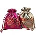 2500 Silk Brocade Sachet Candy Drawer Pouch Jewelry Travel Drawstring Coin Purse Bag H5.5
