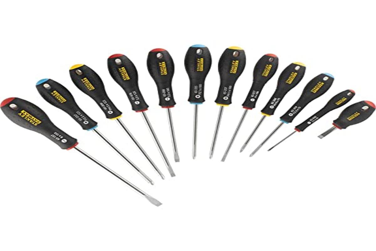 Stanley FatMax Screwdriver Set, 12 Piece, Yellow