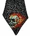 Flaming Skulls Men's Cotton Premium Skull Cap Black