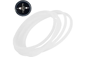 Juicer Rubber Seal Rings, 6Pcs Cross Blade Sealing Gasket Wearproof O Rings Rubber Gasket Replacement Easy to Clean for Unive