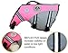 VIVAGLORY Sports Style Dog Life Vest, Dog Life Jacket for Swimming & Boating, Ripstop & Buoyancy for Puppy Doggy, Lifejacket with Handle, S, Pink