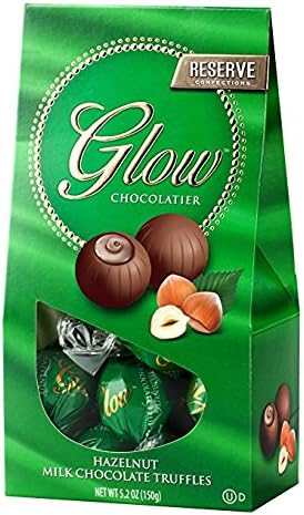 Glow Chocolatier Milk Chocolate Truffles with Creamy Hazelnut Filling (Pack of 3)