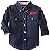 Hatley Little Boys' Button Down Shirt-Space Cadet