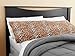 Elegant Faux Fur Body Pillow Cover - Removable with Zip Cover - Cheetah / Leopard Print- Fits up tp 20" x 52" Pillow