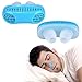 Advanced Anti Snoring and Sleeping Breath Aid Device Air Purifier Silicone Nose Clip, Nasal Dilator Relieve Stuffy Nose, 2Pcs (Blue)