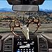 Skullz Rearview Mirror Ganger and Christmas Ornament, Perfect 10 Point. Deer