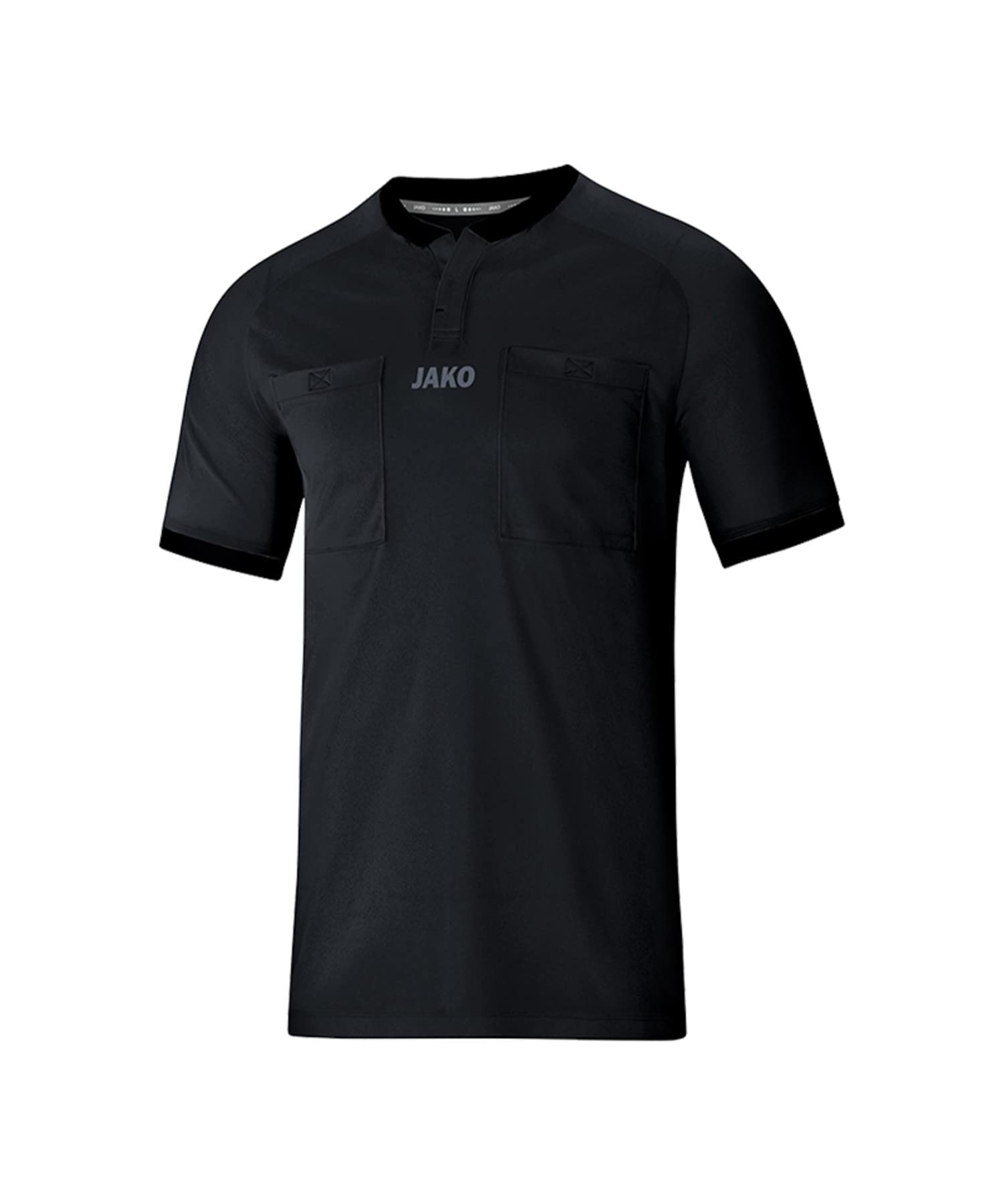 JAKO Men's Referee Jersey KA Football Jersey, Black, XXL