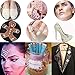 PH PandaHall 6 Sizes Flat Pearls 690pcs Black Flat Back Pearl Cabochon Gems Glue on Pearls for Nail Cup Crafts Scrapbooking Embellishment Shoes Wedding Dress DIY Phone Nail Making (4/5/6/8/ 10/ 12mm)