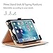 ProCase Cover for iPad mini 4 Case, Leather Stand Folio Case for 2015 iPad mini 4th Generation with Multiple Viewing Angles, auto Sleep/Wake, Document Card Pocket -Black