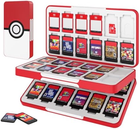 Amazon.com: fivtek Switch Game Case for Nintendo Switch 2/Switch