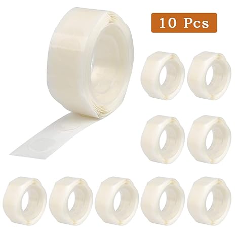 YOTINO 10 Rollen Ballon Klebepunkte Doppelseitige Klebepunkte Aufkleber aus Blu-Tack für DIY Handwerk Party Ballon Dekoration