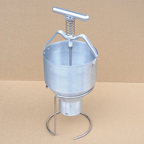 Wotefusi Manual Donut Depositor Doughnut Maker Dropper Plunger Dough Batter Dispenser Hopper with Stand for Home
