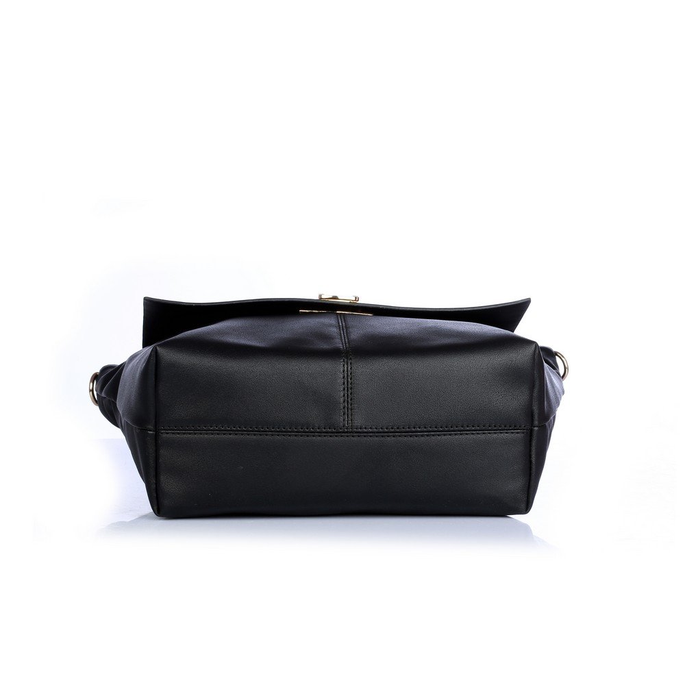 caprese bonnie women's satchel (black)