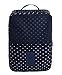 iSuperb® Shoe Bag Waterproof Travel Bag Shoe Toe Organizer Case Holder 3 Pairs of Shoes (Dark Blue with Polka Dot)
