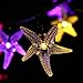 LUCKLED Starfish Solar String Lights,20ft 30 LED Halloween Christmas LED Fairy String Lights for Outdoor,Home,Lawn,Garden,Wedding,Patio,Party,Halloween and Holiday Decorations [Multi-Color]