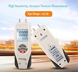 Akozon HT-1890 Digital Manometer Differential Gauge Air Pressure Meter 11 Units view 2