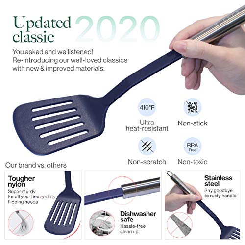 Kitchen Utensil Set - 26 Kitchen Gadgets & Cooking Utensils. Stainless Steel Kitchen Utensils for Nonstick Cookware Set. Spatula Set. Best Kitchen Tools Apartment Essentials Gifts for him - ÉLEVER