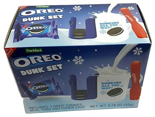 Frankford Oreo Dunk Set With Tongs and Cookies - //coolthings.us
