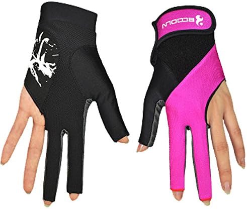 Unisex Men and Women Professional Billiards Gloves Snooker Cue Shooters Gloves(2 Pieces)