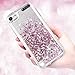 Maxdara Glitter iPod Touch 5 6 7 Case, iPod 5th 6th 7th Generation Girls Children Case Floating Liquid Bling Sparkle Pretty Cute Case for iPod Touch 5th 6th 7th Generation (Rosegold)