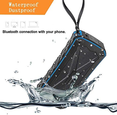 Xsound Go Portable Bluetooth Speaker, 2 x 8W Wireless Speaker with Rich Bass, 12Hours Playtime, Charging iPhone iPad, IPX6 Waterproof, Wirecutter’s Choice, Louder Volume for Boating Sailing Party
