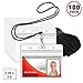 Mifflin-USA Lanyard (Black, 3.5x2.25 inch, 100 Pack) with Clear Plastic Horizontal ID Badge Holder, Heavy Duty Name Pouch with Soft, Woven, Neck Lanyards