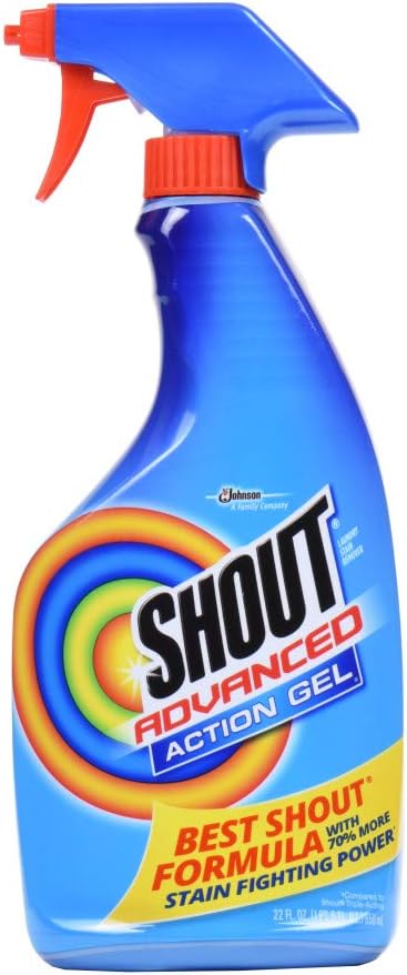 Shout Spray and Wash Advanced Action Stain Remover for Clothes, 22 oz: Health & Personal Care