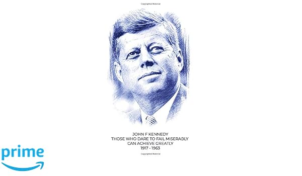 John F Kennedy 5x8 Journal Notebook History In Motion