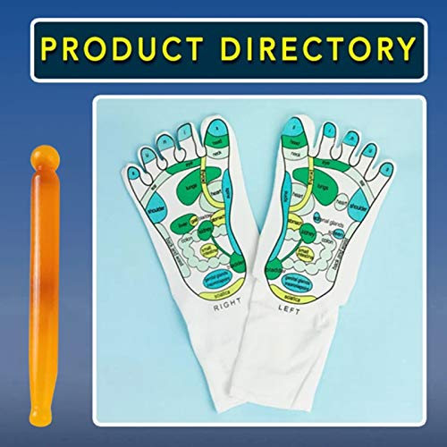 Acupressure Reflexology Socks Foot Massage Reflection Area Schematic Socks Physiotherapy Massage Relieve Reflexology… - Image 7