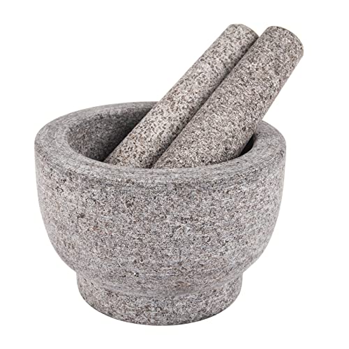 Comie Marble Mortar And Pestle Set - Mushroom Shaped, 3.7 Inch, 1/2 Cup Capacity For Grinding Spices & Pills