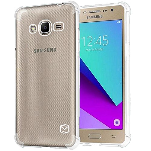 Galaxy J2 Prime Case, Galaxy Grand Prime Plus Case, MP-MALL [Slim Fit] Flexible Clear TPU Rubber Sof