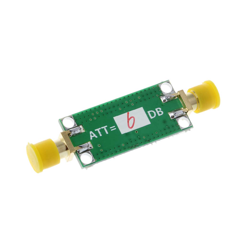 fatteryu 6dB/10dB/20dB/30dB/40dB Fixed Gain Attenuator 0-3GHZ RF Attenuator For Ham Radio Amplifiers