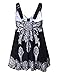 NONWE Women's Plus-Size Swimsuit Retro Print Two Piece Pin up Beachwear Swimwear,Black,US 24-26W