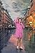 Zicac Women's Polka Dots Raincoat Belted Rain Jacket (One size, Magenta)