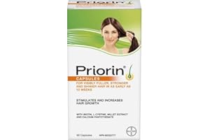 Priorin Hair Growth Vitamins With Biotin - Vitamins To Stimulate For Men And Women, Decrease Of Hair Loss After Washing, Cont