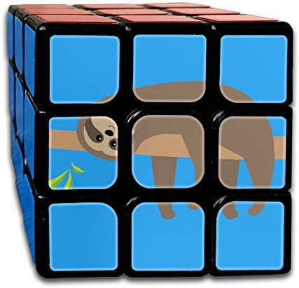 ColorSee Hanging Cute Sloth Bear Rubik's Cube 3x3 Brain Training Game Magic Cube For Kids Or Adults With New Vivid Color