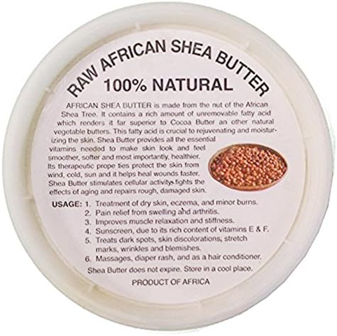 Raw Unrefined African Shea Butter - 8oz, 16oz, 32oz Containers by Sheanefit