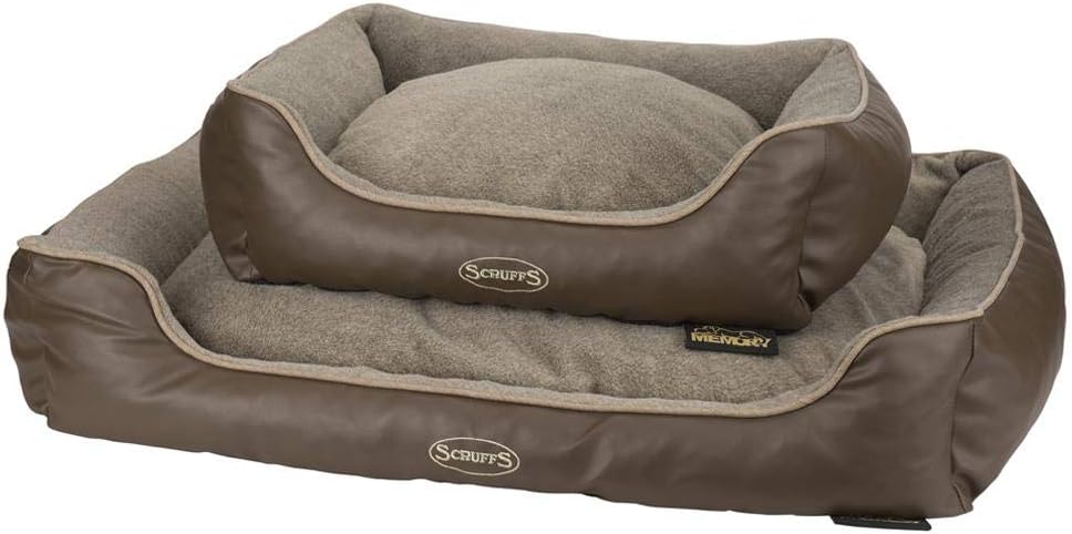 Scruffs Chateau Memory Foam Orthopaedic Box Bed (XL) Latte, 90 x 70cm - Image 5