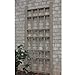 Dura-Trel Cottage 28 by 66 Inch Heavy Duty Weather Stabilized PVC Vinyl Outdoor Garden Patio Trellis with Ground Anchors, Mocha