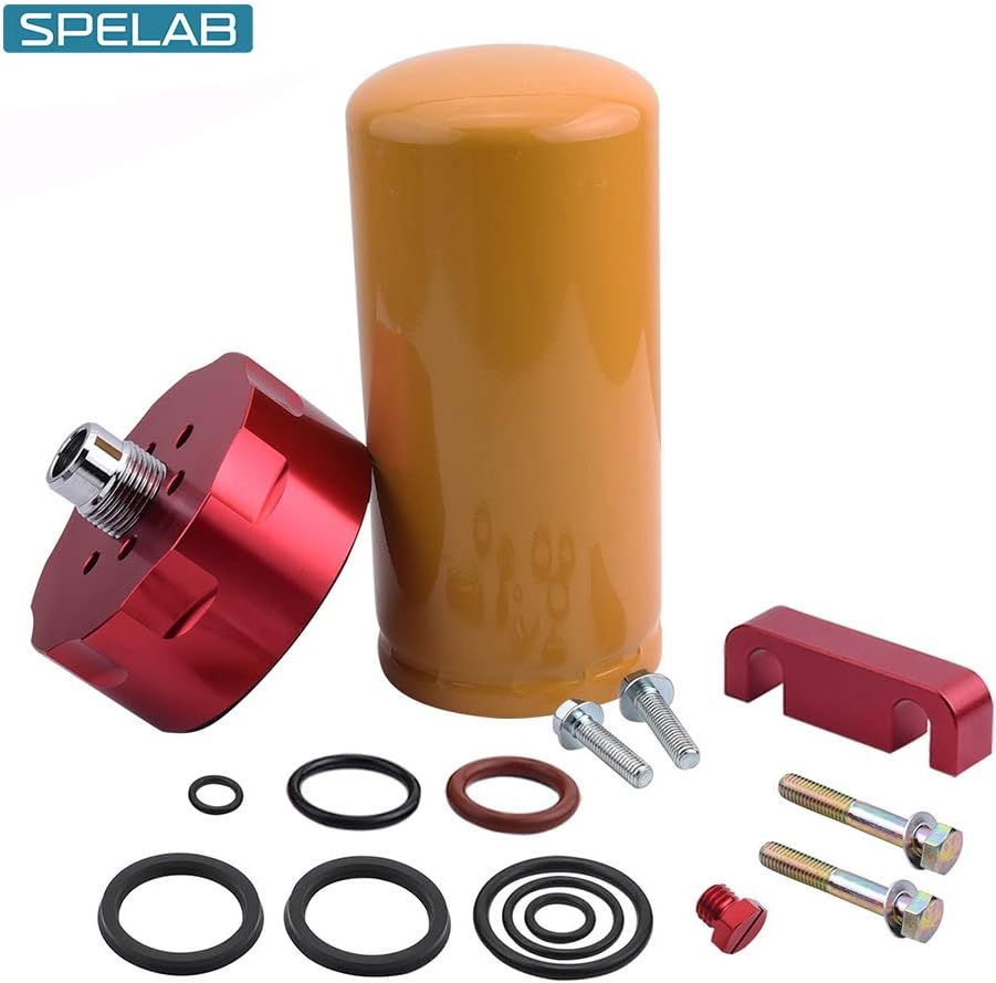 SPELAB Diesel Fuel Filter & Adapter Kit for 20012016 Chevy