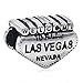 Welcome to Las Vegas Nevada Charm 925 Sterling Silver Beads for Pandora Charms Bracelet & Necklace